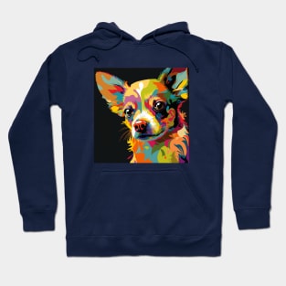 Colorful Chihuahua Art Hoodie